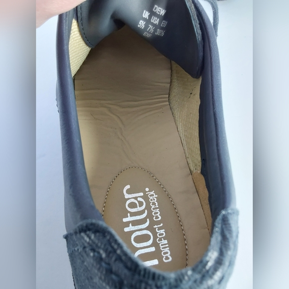 Hotter Dew Blue Gray Laceup Sneakers, size 7.5 US - Picture 4 of 8